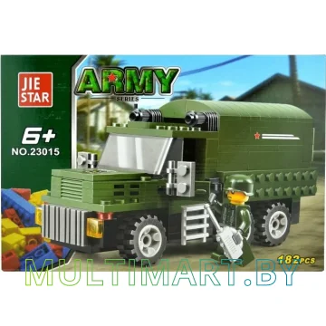 Конструктор JIE-STAR Army 23015 Военный грузовик